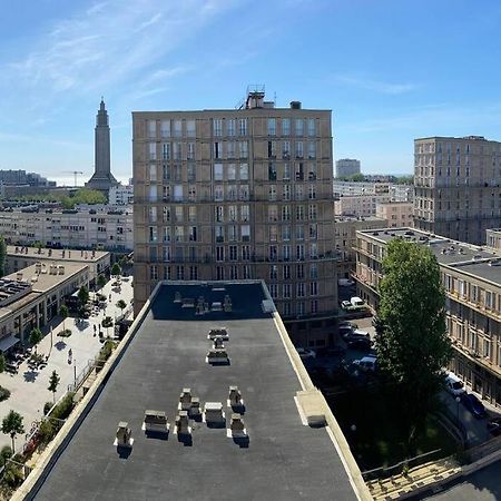 Appartement Perret Vue Sur Mer Le Havre Esterno foto