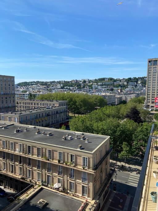 Appartement Perret Vue Sur Mer Le Havre Esterno foto
