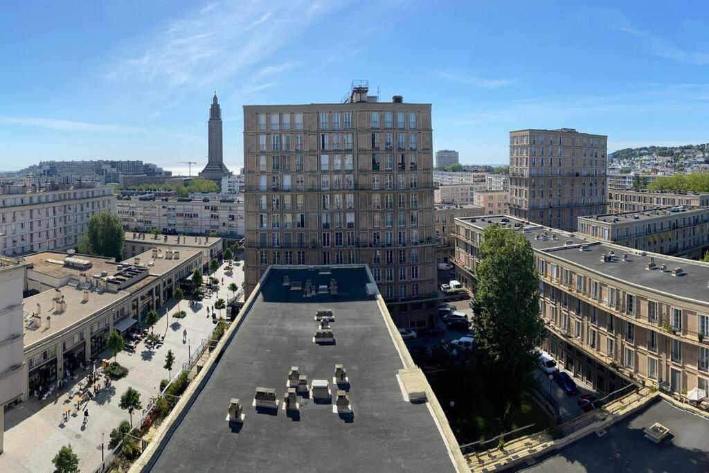 Appartement Perret Vue Sur Mer Le Havre Esterno foto